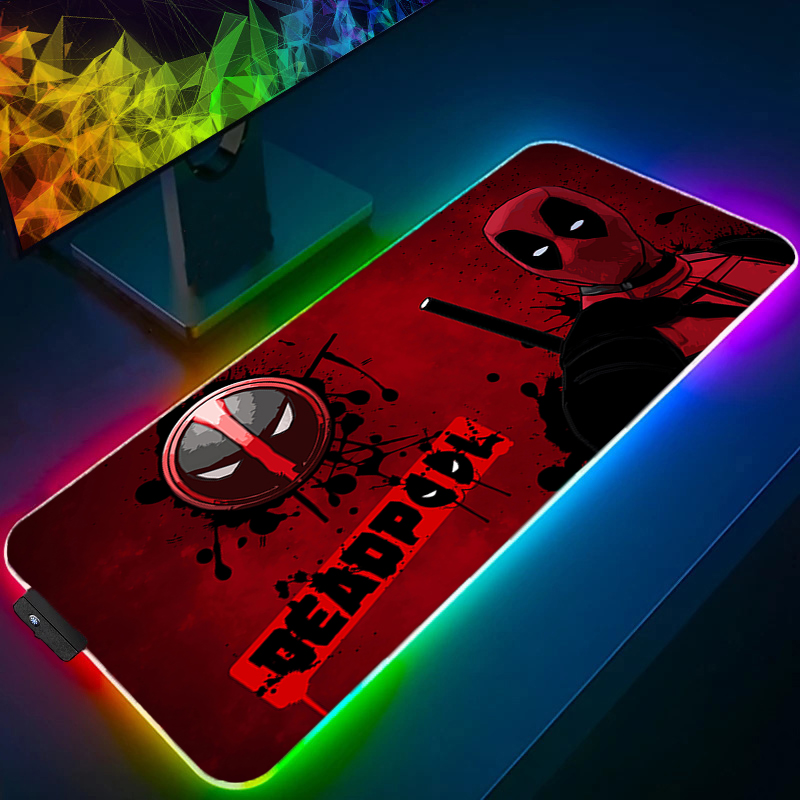Pc Gaming Lounge - LED Mauspad Gaming Hintergrundbeleuchtung Lock Edge
