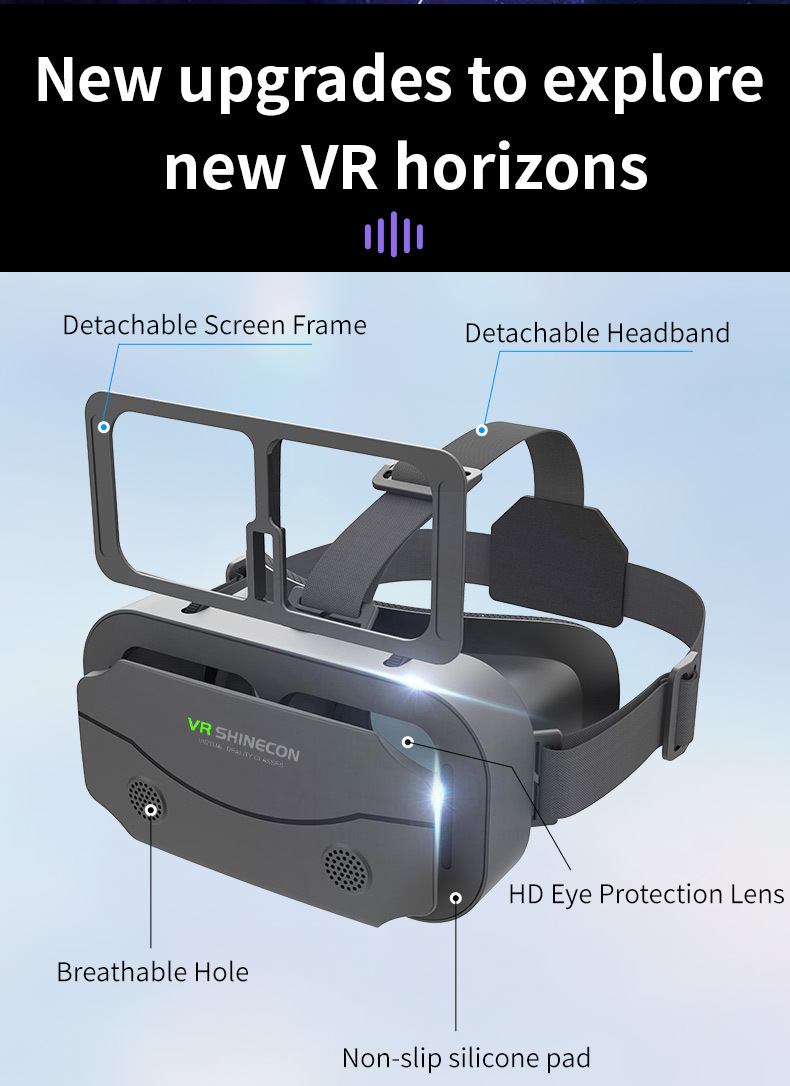 SHINECON 3D Helm VR Brille 3D  – Vr Headset Pc Bewertung und Preis