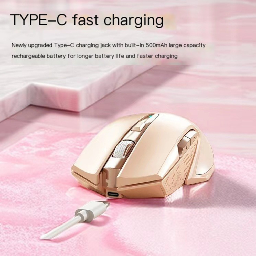 2024 neue 2,4g drahtlose Maus  – Pc Gaming Pink Bewertung und Preis